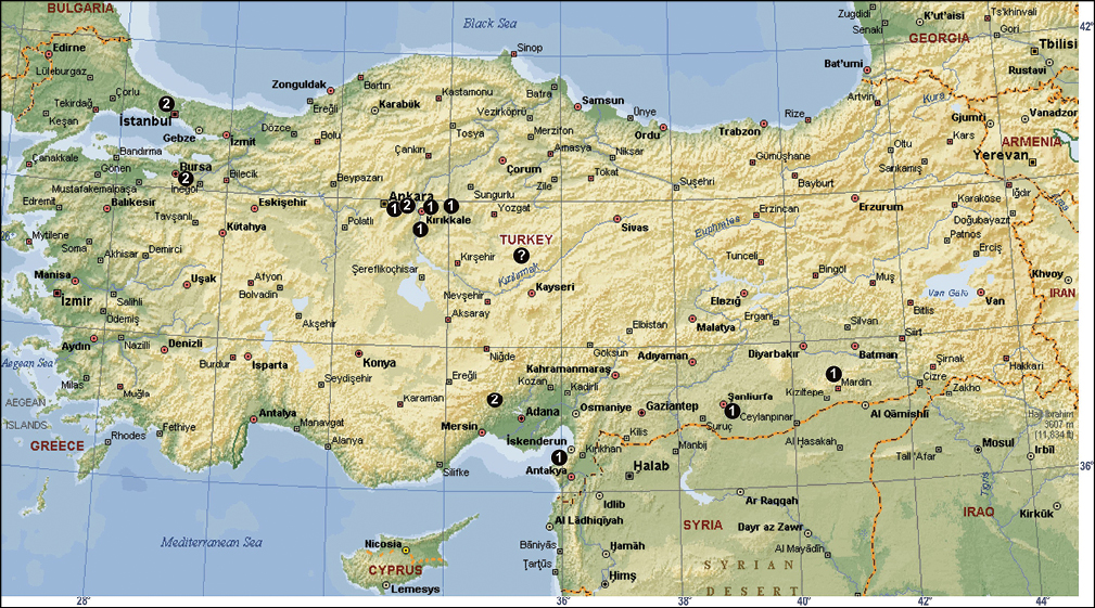 anatolian plateau location